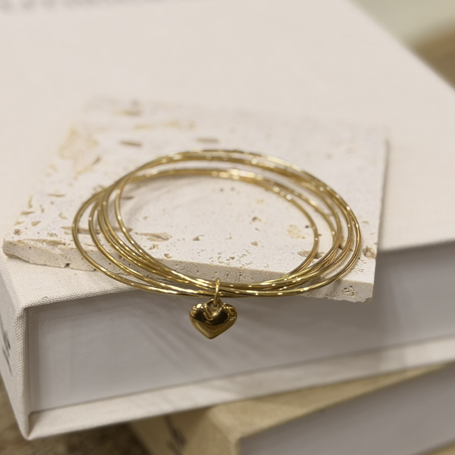 Bracelet multi-rangs Cœur