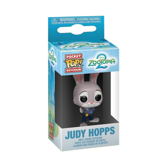 Judy Hopps - Zootopia 2 - Pocket Pop Keychain 4cm 🐰🚓