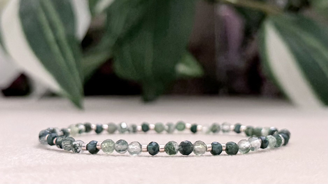 Bracelet | Agate Mousse - Délicat Intense