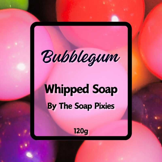 Bubblegum Whipped Soap (120g)
