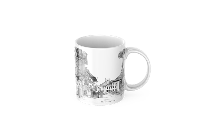 Mug en céramique, 330 ml. - selon cartes du Groupe Choral Intyamon