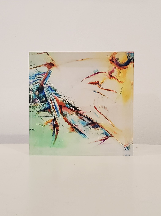 Impression sur verre acrylique - Eclosion