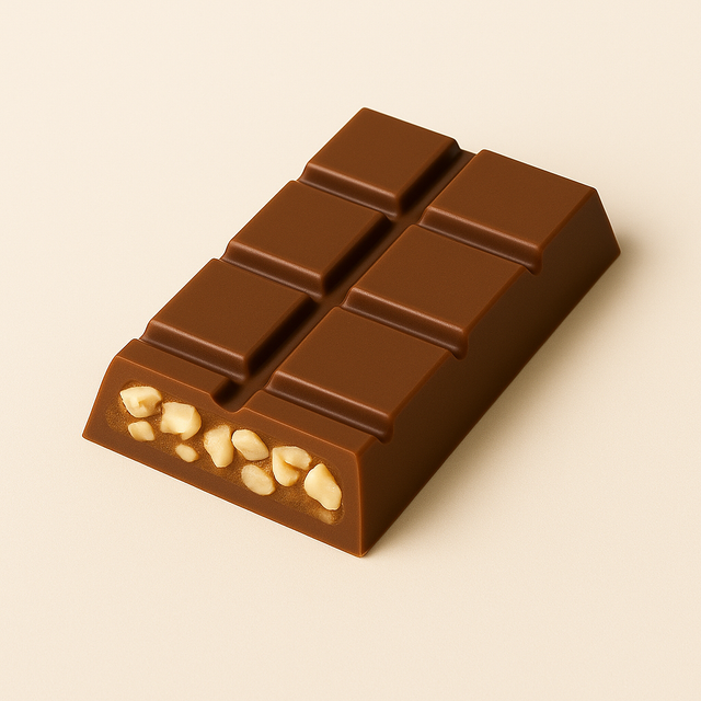 Tigernut Fudge Chocolate Bar - Hazelnut - 70g 