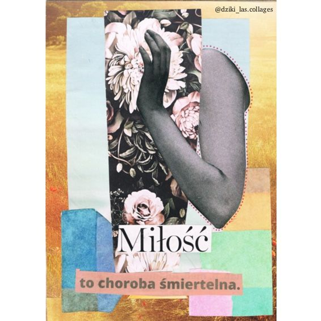 Miłość to choroba śmiertelna- pocztówka 10x15 cm 