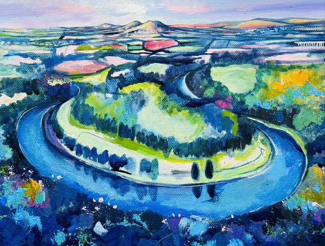 Original Painting- Landscape-Scott’s View River Bend