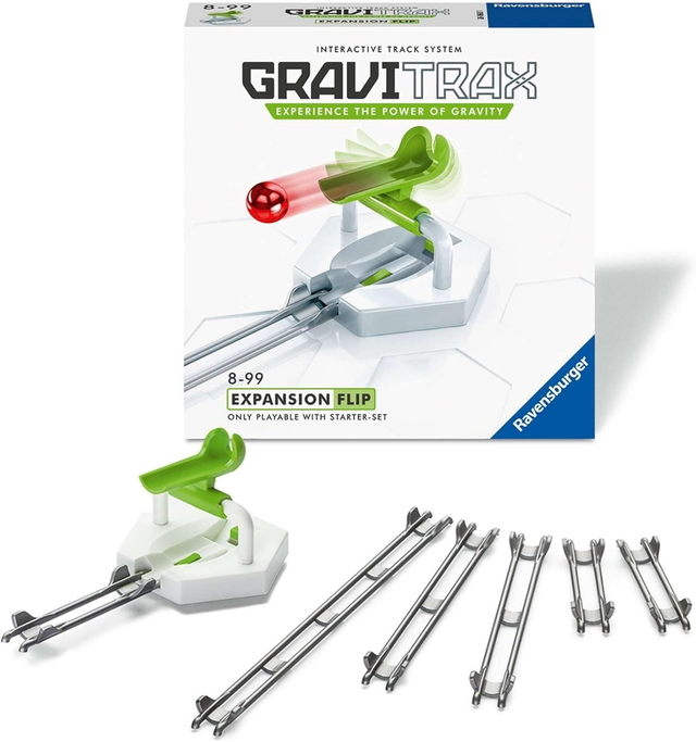 Ravensburger 26060 - GraviTrax - Élément Flip - Jeu de Construction STEM - Extension pour Circuits de Billes créatifs - Multicolore