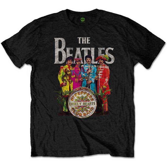 BEATLES UNISEX T-SHIRT: SGT PEPPER (BLACK)  