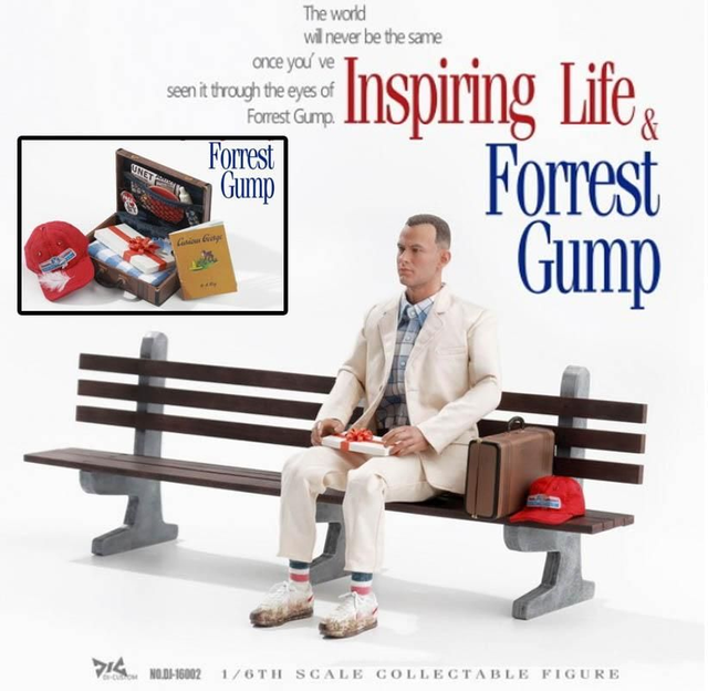 DJ COSTUM Figura Forrest Gump 30cm escala 1/6