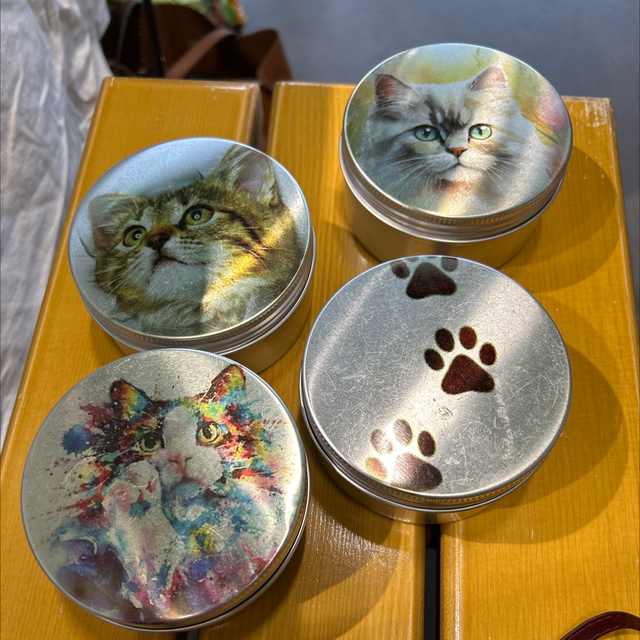 Boîtes métalliques ronde 