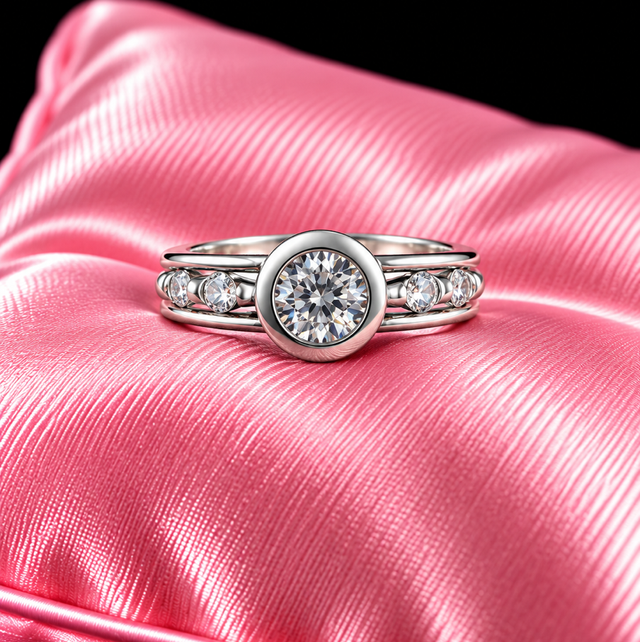 Sterling Silver and CZ Ring 