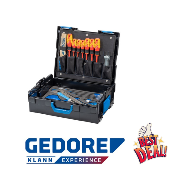 GEDORE L-BOXX 136 mit Sortiment Sanitär 44-teilig 1100-03