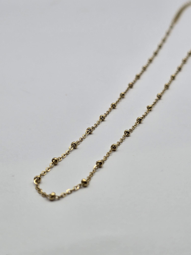 Chaîne acier inoxydable doré 