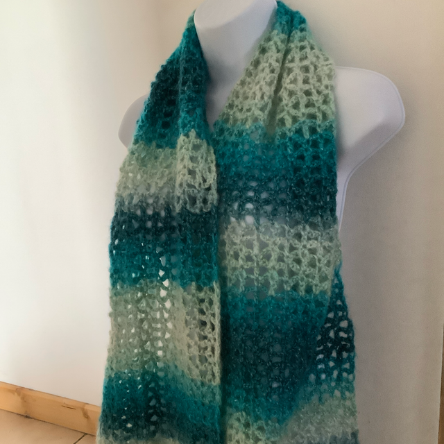 Écharpe xxl résille 