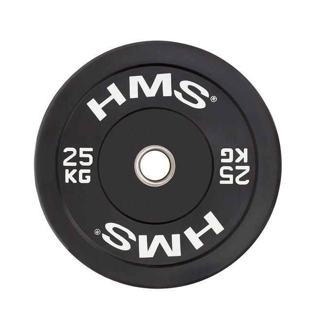 HMS Zwarte Olympische Halterschijf BBR 2x25 kg
