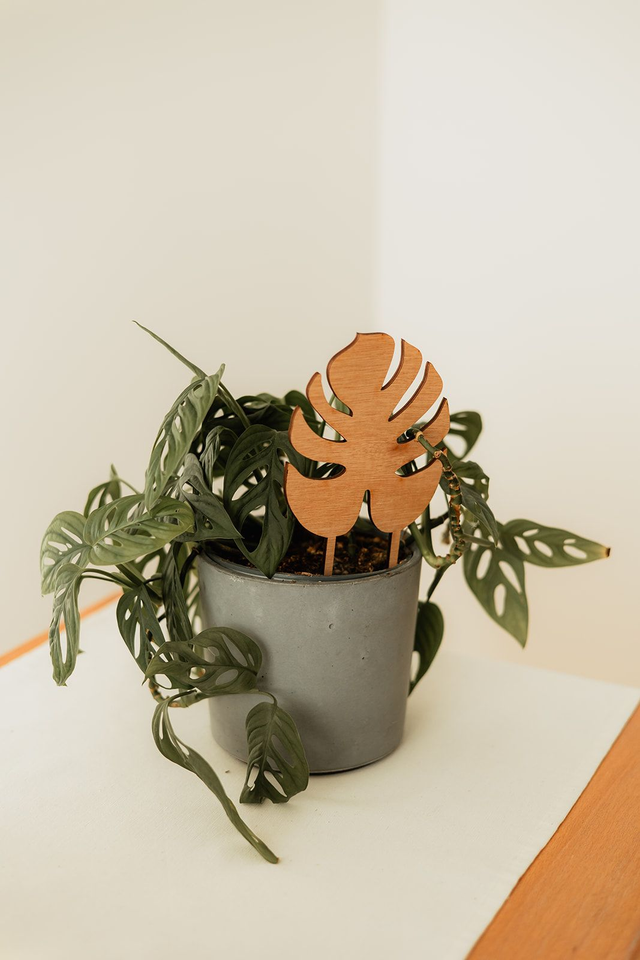 Support pour plante verte - Feuille Monstera