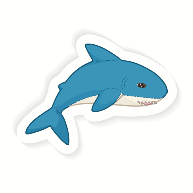 Sharkie sticker