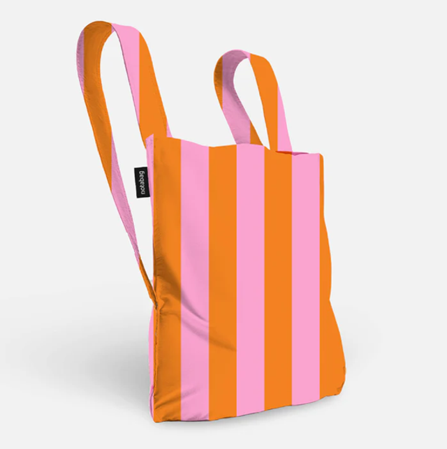 Bag & Backpack Orange/Pink Stripes