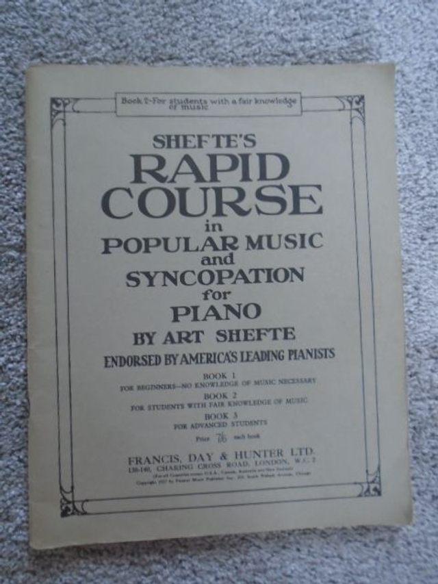 Shefte's Rapid Course in Popular Music &amp; Syncopation for Piano Book 2