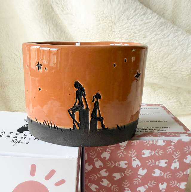 Bougie à message secret « se laisser bercer par la lumière ♡ »