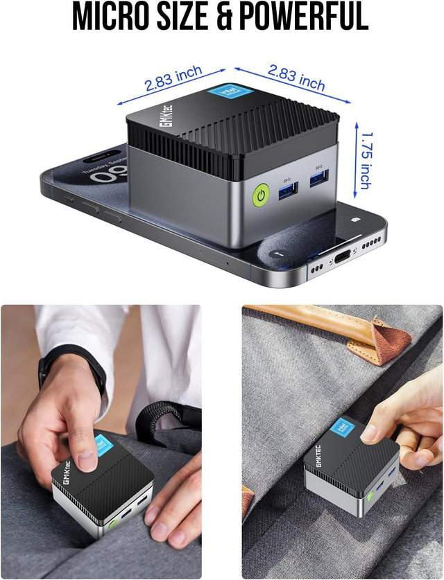 GMKtec BASIC Mini PC (Intel N97/12GB/512GB)