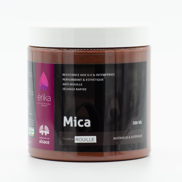 Peinture ERIKA MICA - couleur rouille - 200 ml