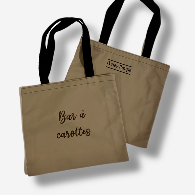 Tote bag bar à carottes