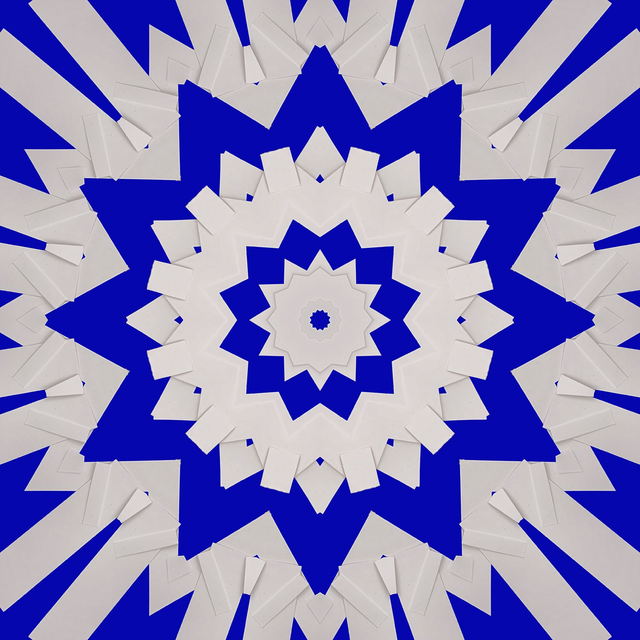 Blue & White Mandala II