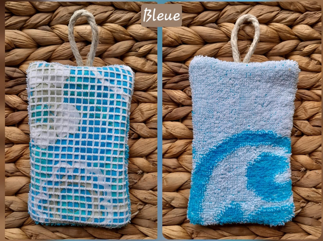 Éponge lavable grattante