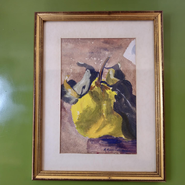 Nature morte signée Mireille Monneret-Scille 