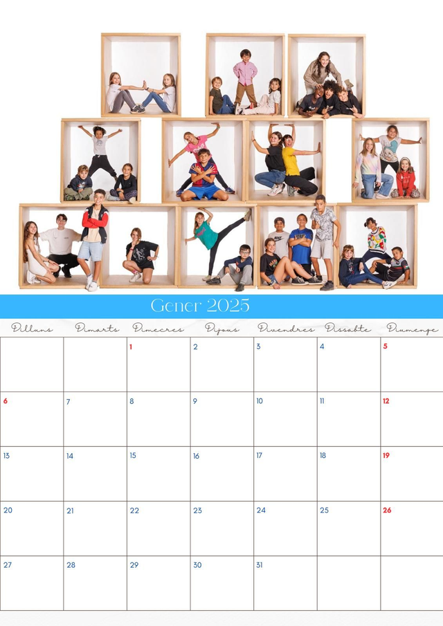 Apadrinament Calendari 2026