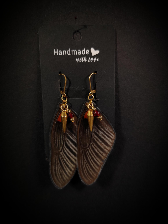 Boucles d&#039;oreilles ailes de papillon