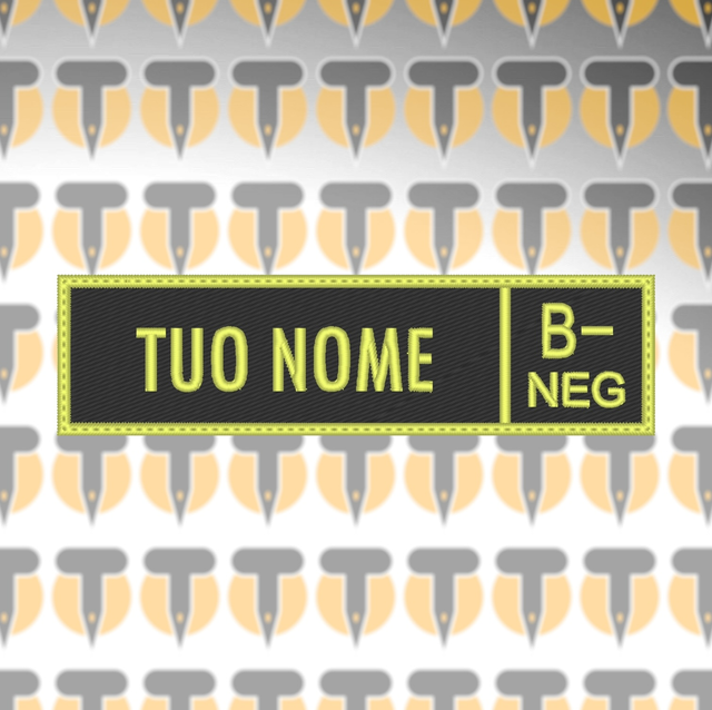 Patch Nominativa - Rh B -