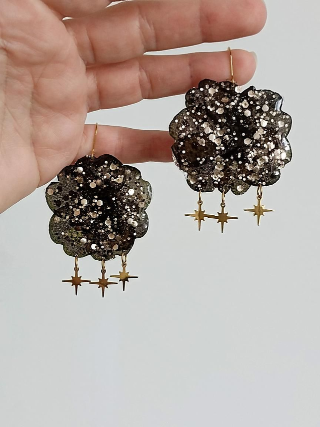 Modèle unique - Fleurs &amp; paillettes