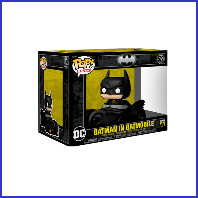POP figure Rides Deluxe DC Comics Batman in Batmobile #522