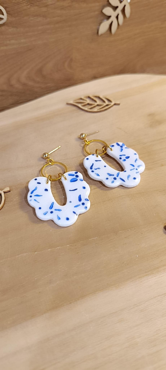 Boucles d'oreilles - Arc ondulé