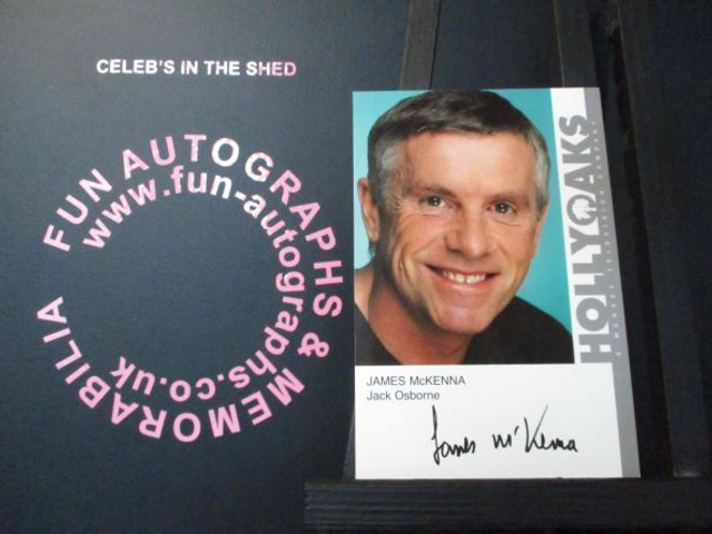 James McKenna (Jack Osborne) Original Pre-Print Hollyoaks 6x4 Cast Card
