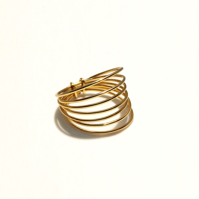 Bague Semainier - Goldfilled 14 Carats - Fait Main