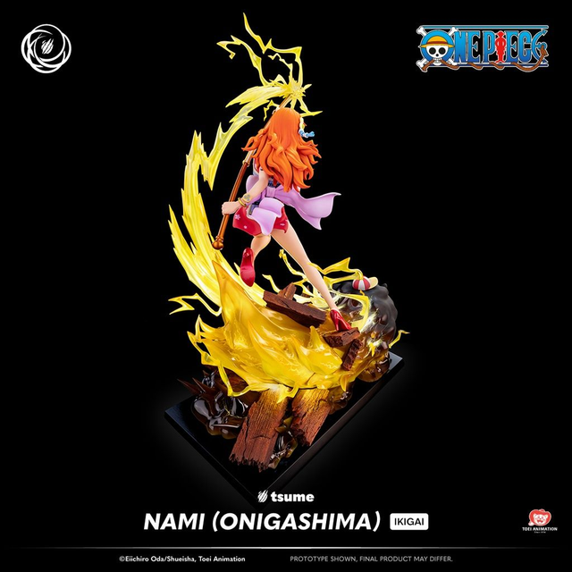 (Preordine data stimata consegna: Q2-Q3 2026!) Nami (Onigashima) - One Piece - Statua Ikigai Tsume Art 1/6 (47cm)⚡️🍊(Anche a rate! 👇)