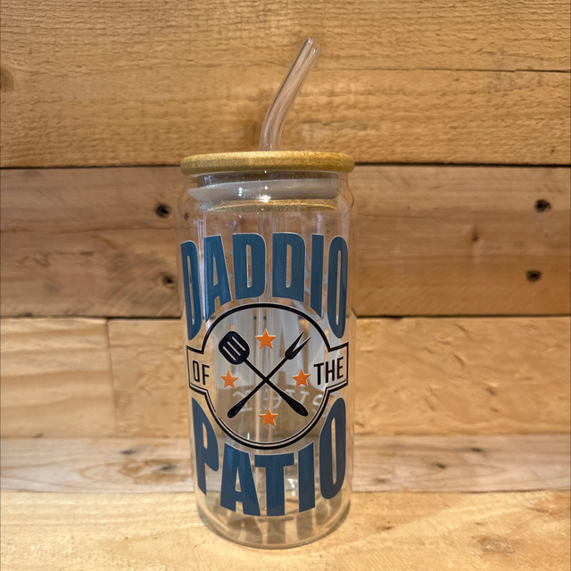 Best Dad Glass Can 