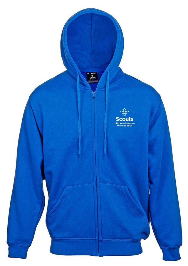 Adult Zipped Hooded Sweatshirt