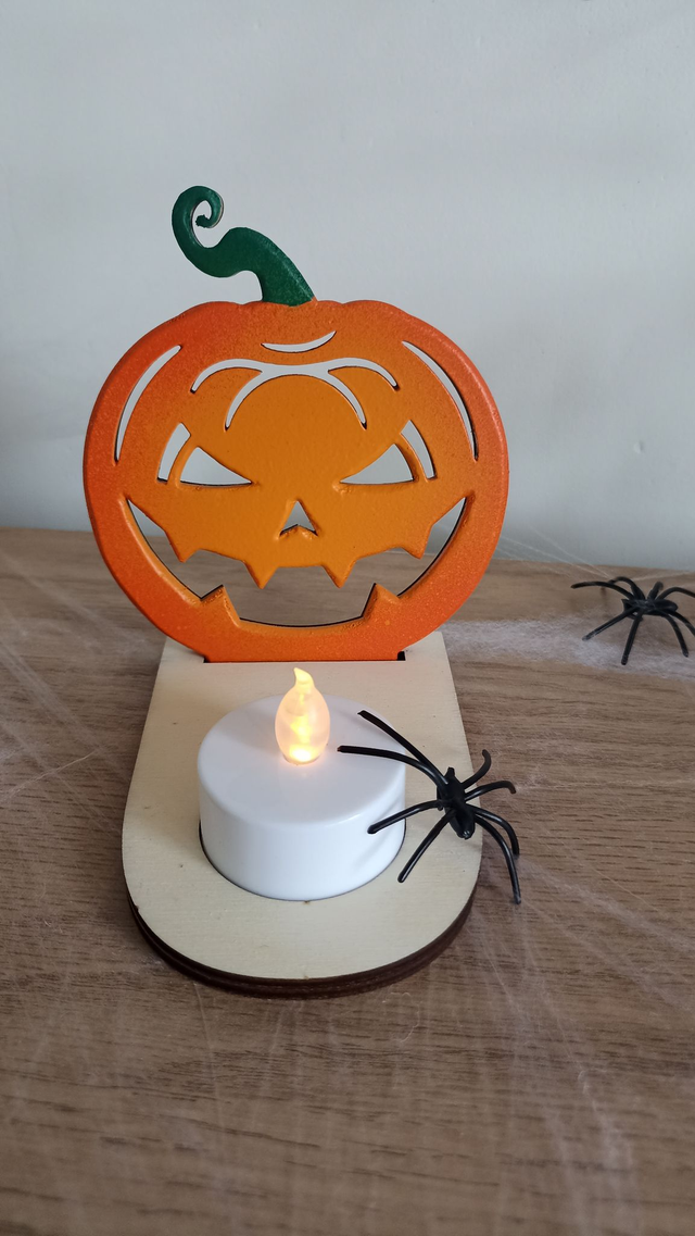 Petit décor ombre - Citrouille