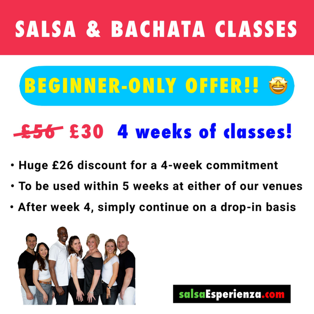 4 wks for just £30 per person! 