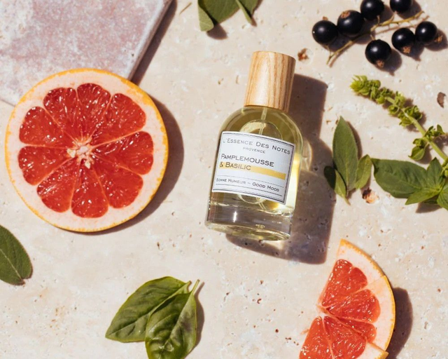 L'essence des notes Pamplemousse &amp; Basilic Eau de parfum