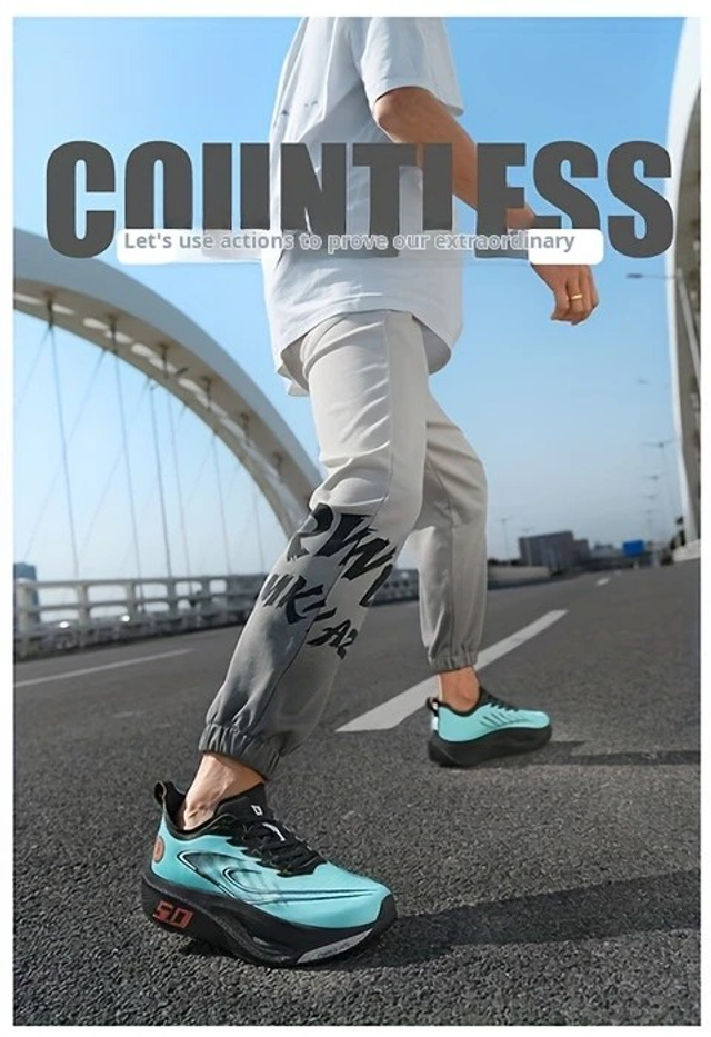 Men &amp; Women True Carbon Tech Wind Speed Running Shoes