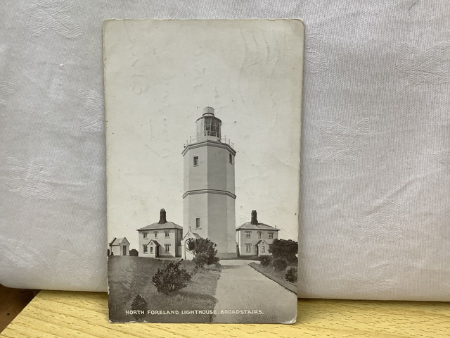 Broadstairs, North Foreland Lighthouse, Kent. Posted 1924 J. R Gale, Antique Postcard Our Ref No. R811 £2.50