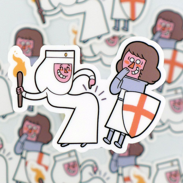 Single Sticker - Holy Grail - Spanking - ca. 5x5 cm  