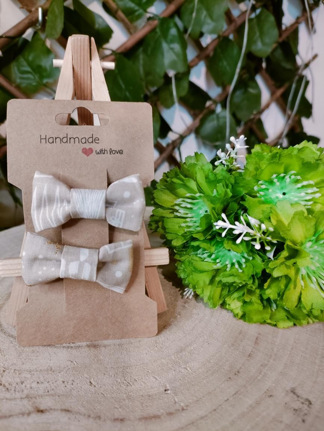 Duo barrettes motifs noël 5 cm 