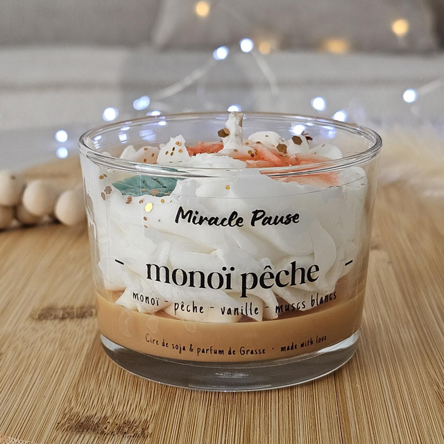 Bougie Gourmande MONOÏ PÊCHE