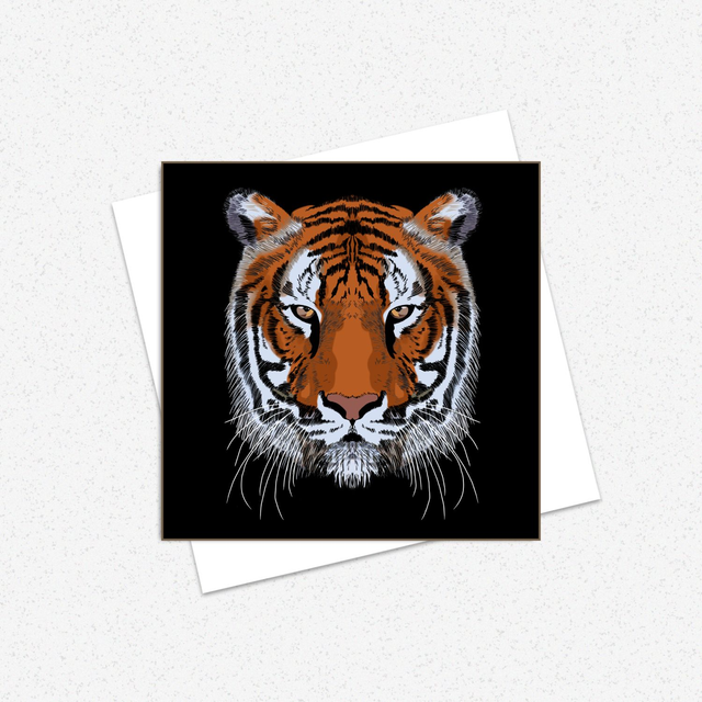 Tiger Greeting Card