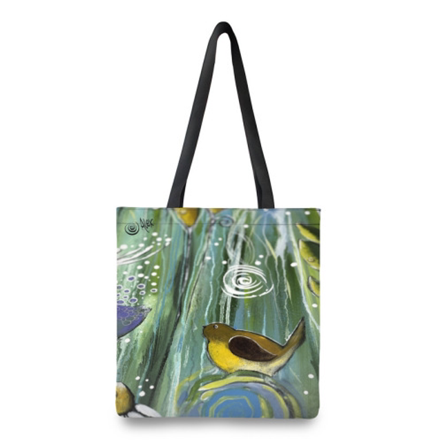 Borsa no. 08 double face Un mare di fiori